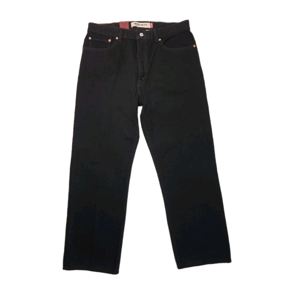 NWT Vintage Levi's 505 Black Jeans Mens 38×30 Fits 36×30 Deadstock From Y2k